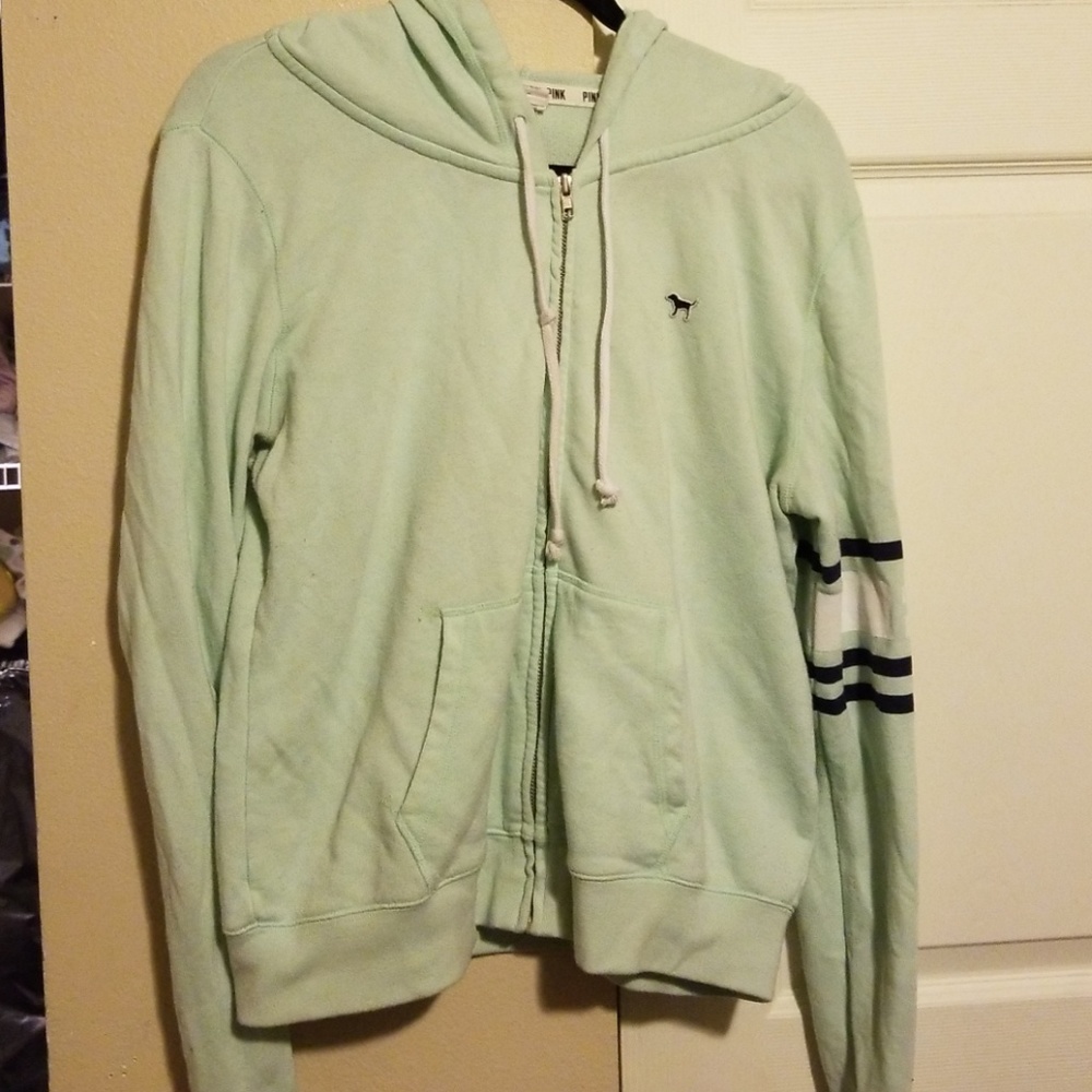 Mint green hoodie
